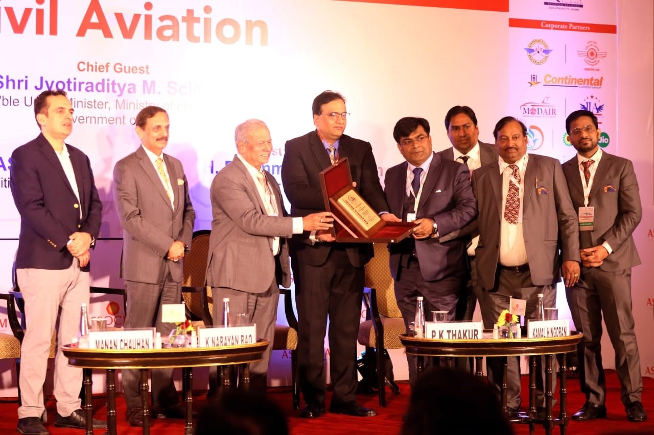 Cosmo honoured at the ASSOCHAM Civil Aviation Conference